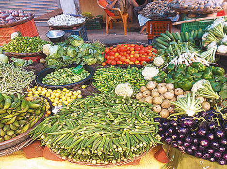 Vegetable prices also rose with lentils