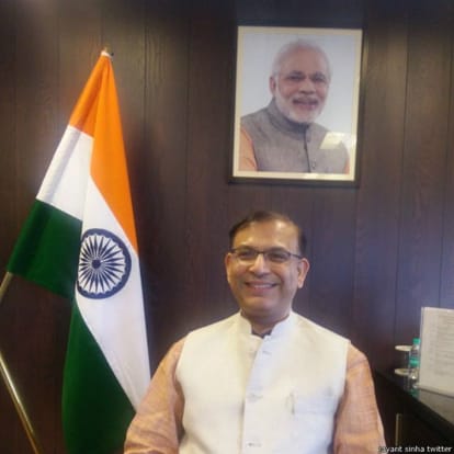 inauguration of the Kishangarh airport by jayant sinha 