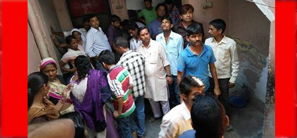 Young woman burnt to death, a scorching