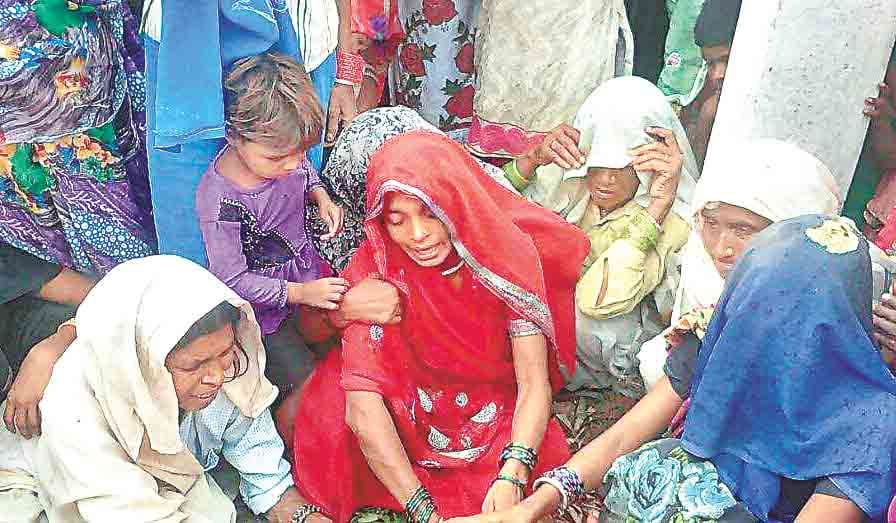 labour dead in hasanpur