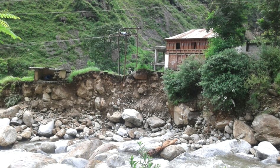 Cloud Brust at Rampur, Himachal.
