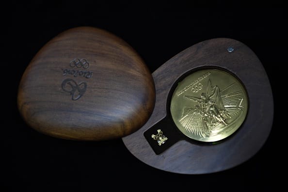 only 6 gram gold in gold medal of rio olympics