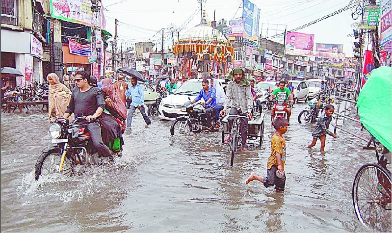 Monday's rain