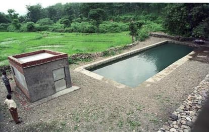 water tank change the villagers life.
