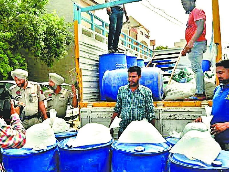 rade, excise department rade, taran taran rade, wine recover in tarn taran, amritsar