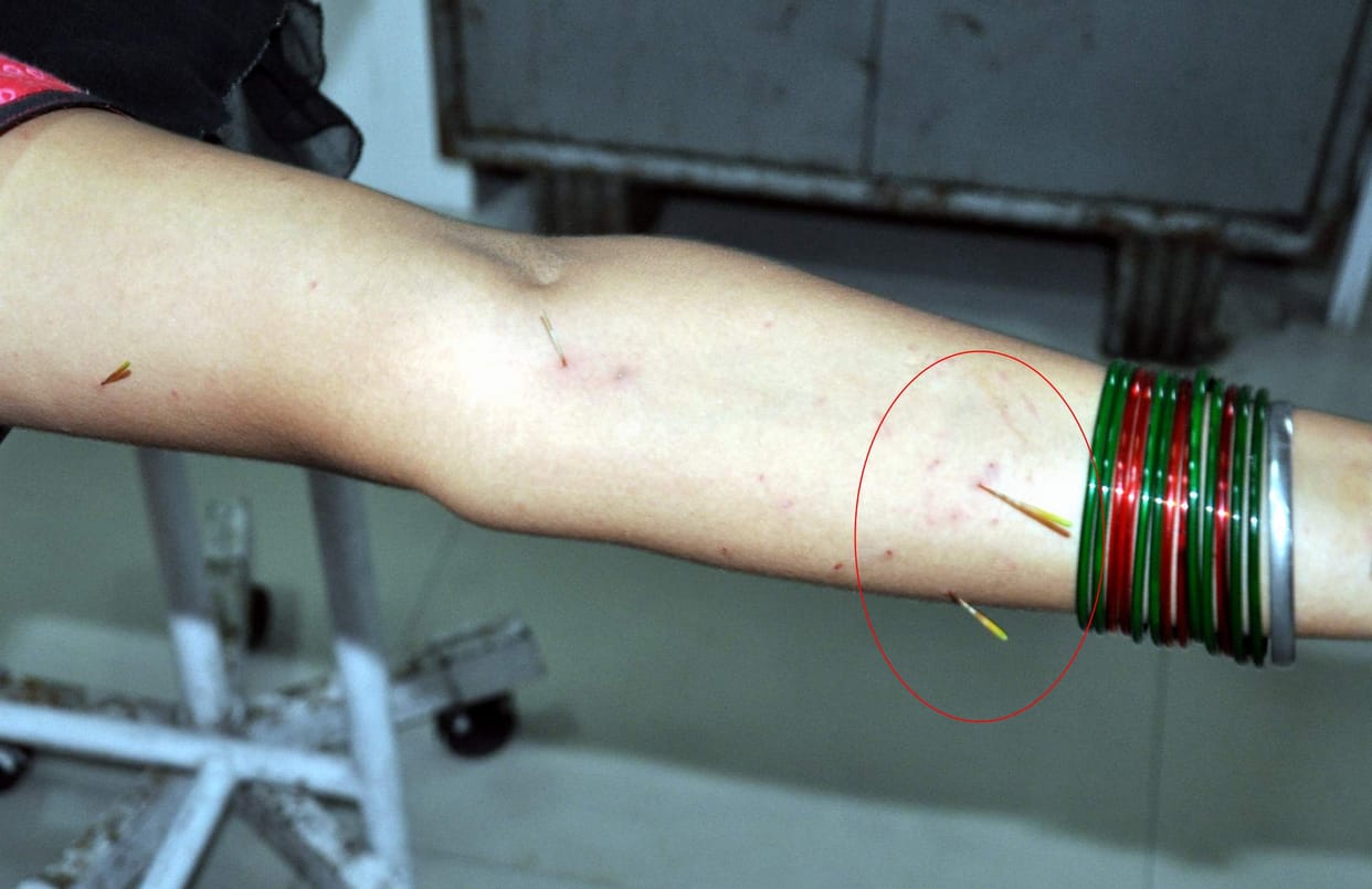 mother and daughter beaten up in house.