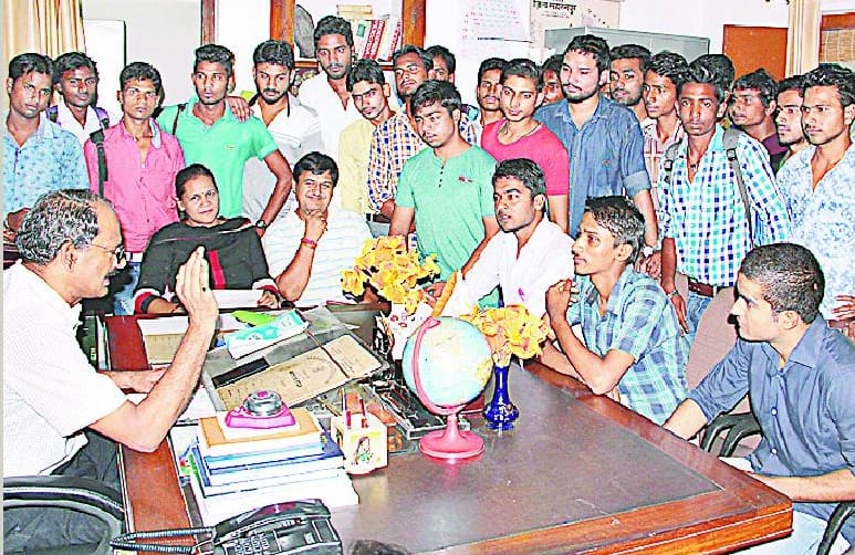Besieged the principal to increase seats