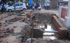 The result of the collapse of arbitrary contractors Civil Lines