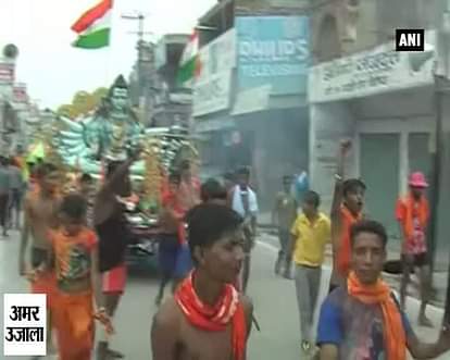 Muslims participate in Kanwar Yatra     