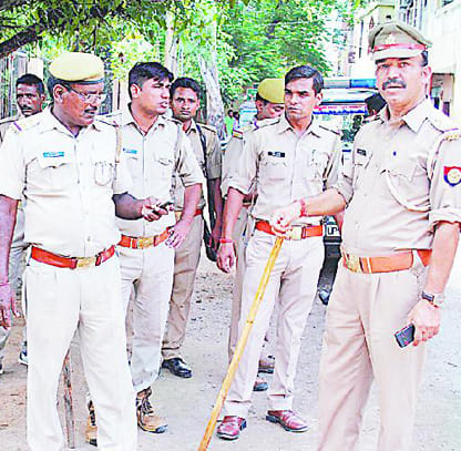 By firing ten Hajipur