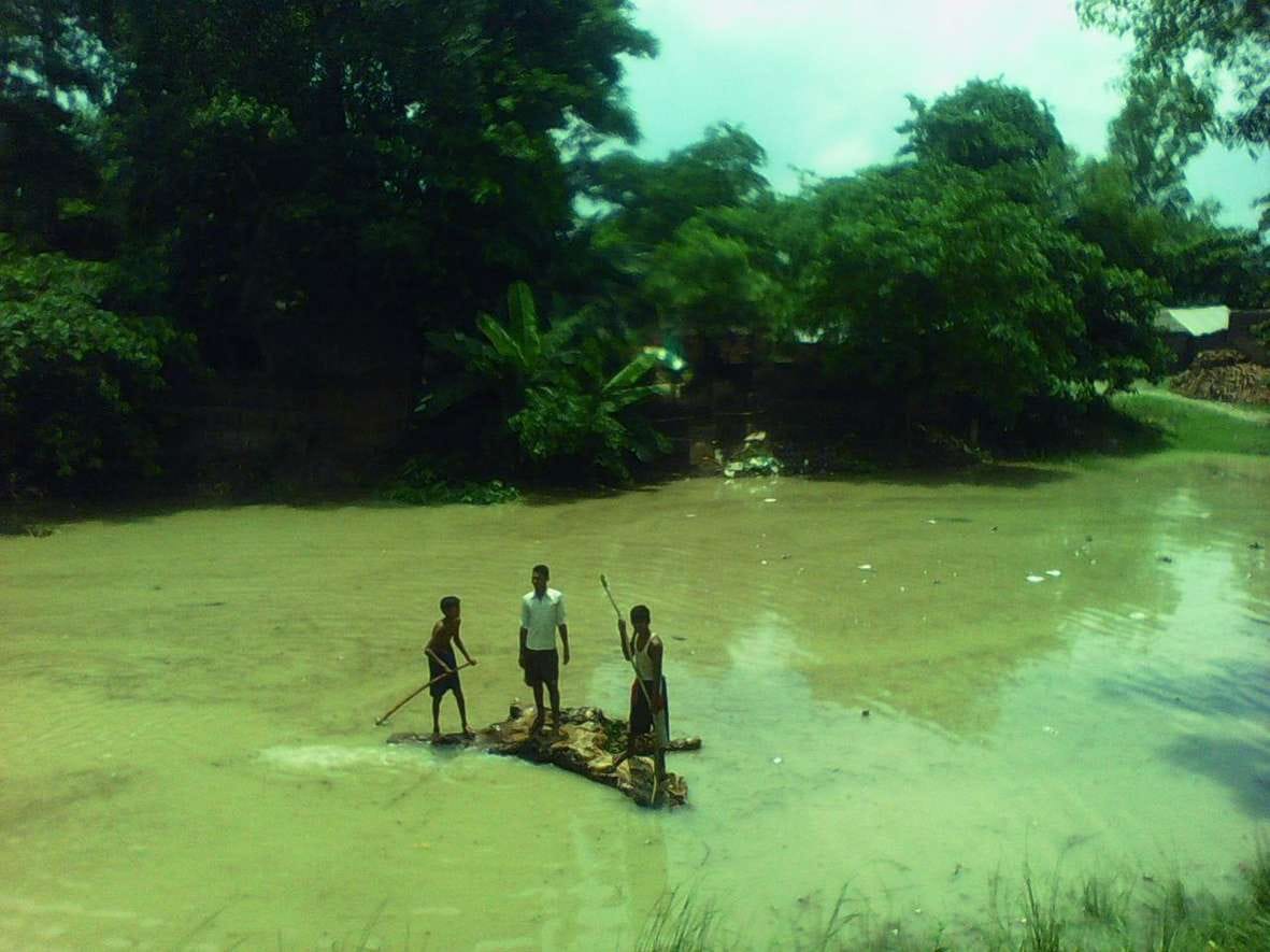 Their side of the moon, surrounded by two East Tola