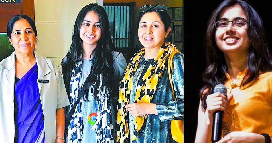 mohali girl vanya jauhal selected by google on package of 40 lakh per annum, full profile