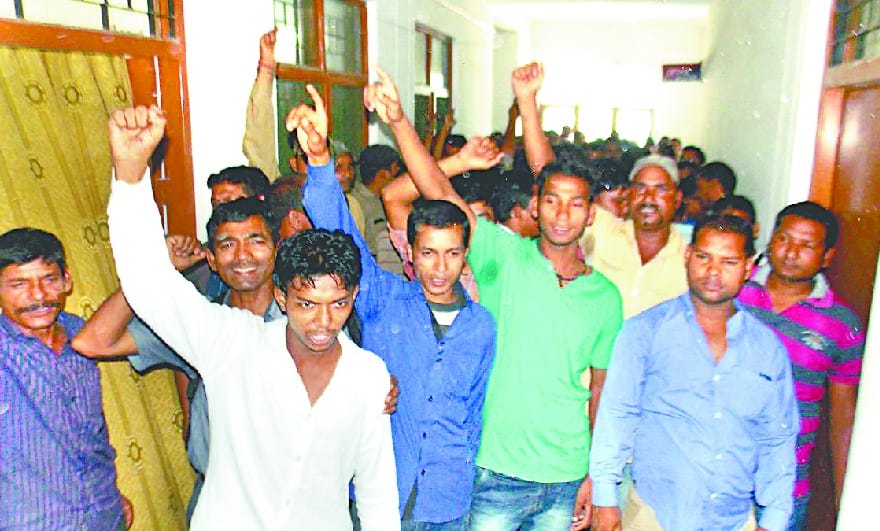 PRD troops lockout Youth Welfare Department