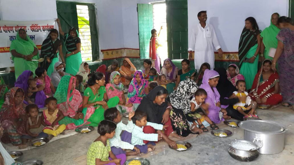 prgnent women taken nutrious food