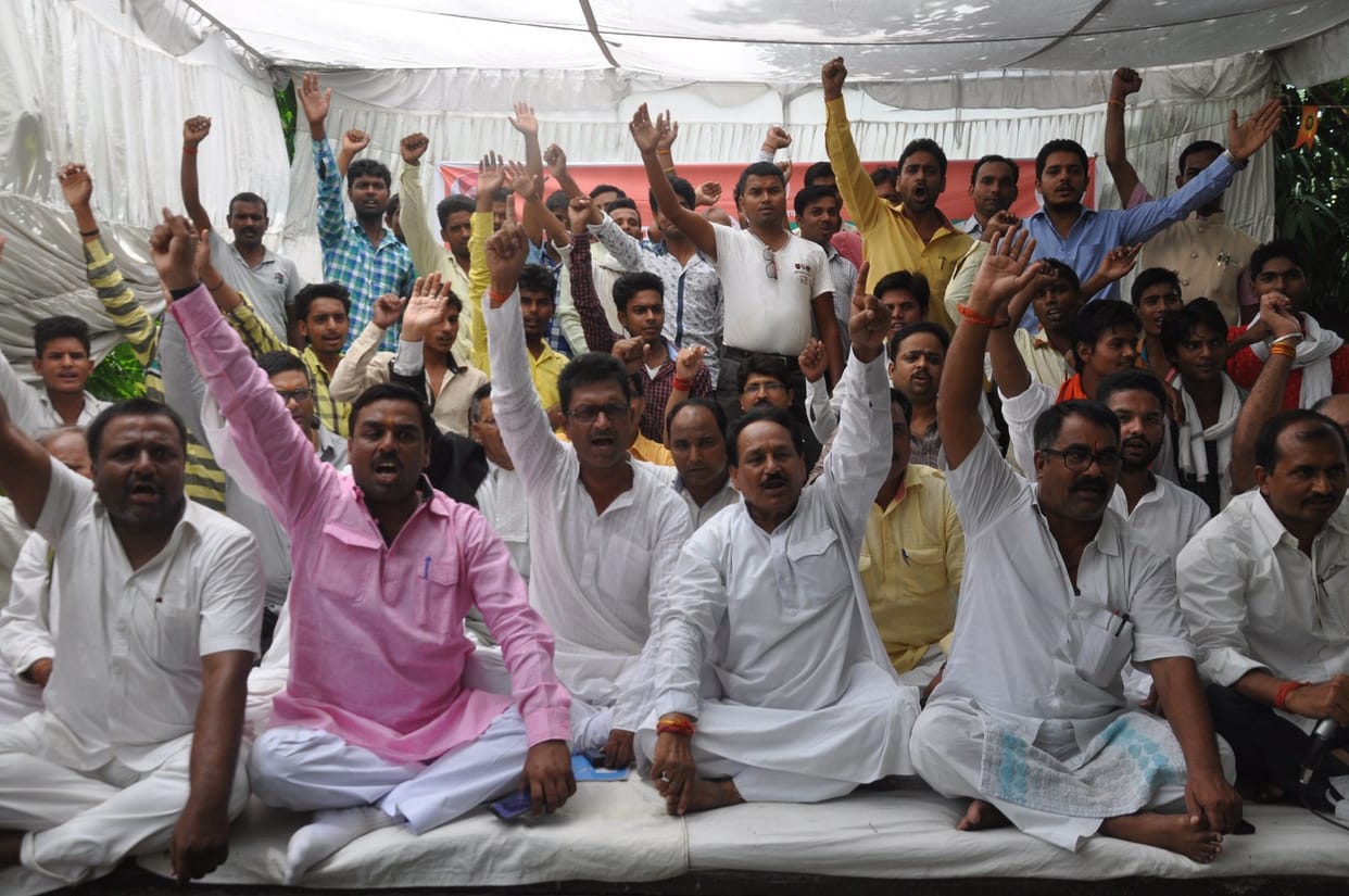 Protest held to arrest BSP leader in Dayashankar case
