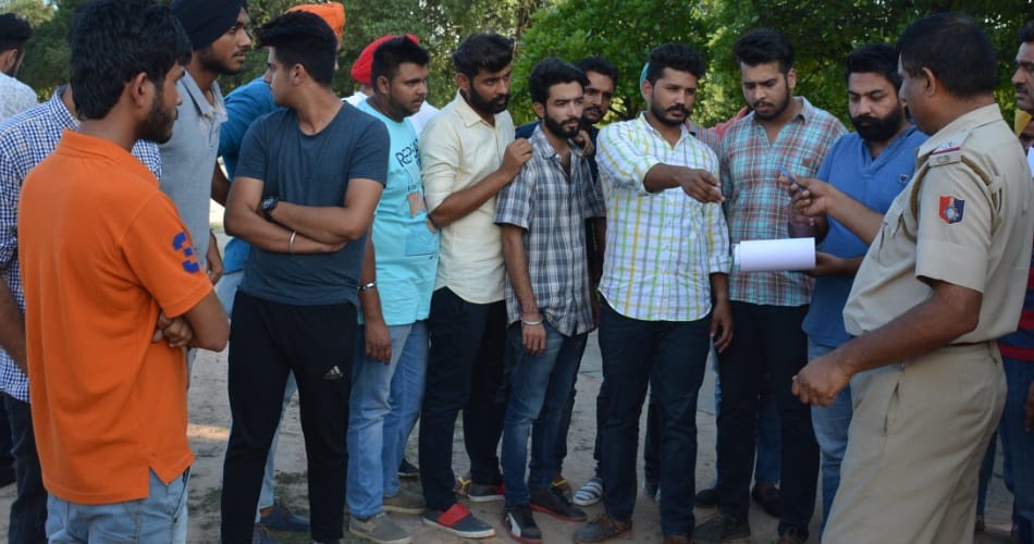 NSUI leaders confliction at punjab university, chandigarh