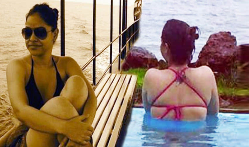 kapil sharma's wife sumona shares bikini photos