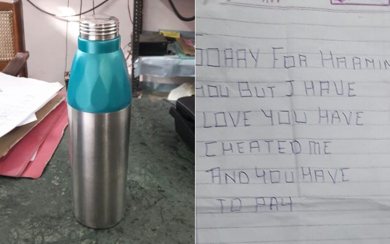 unknown lover gives poison to school girl