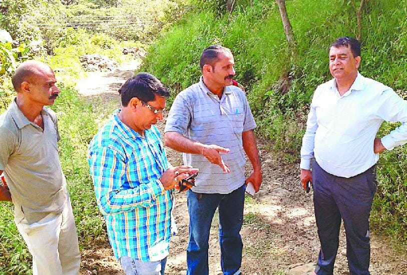 land sliding, primary school shifted