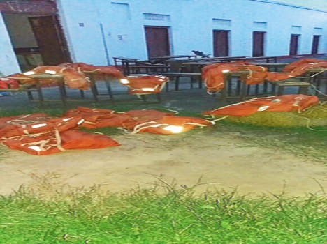 Ganga and Ramganga Ufnai PAC Flood Company entered camp