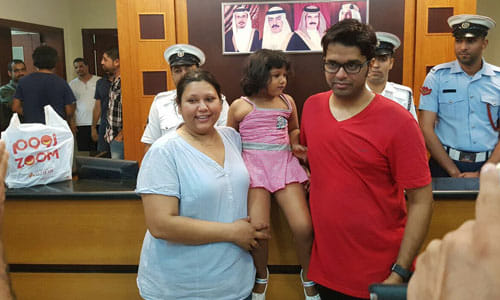 Indian born girl rescued in bahrain 