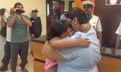 Indian born girl rescued in bahrain 