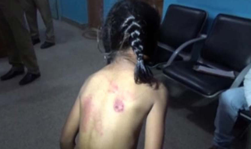 seven year old girl beaten with leather belt in bengaluru