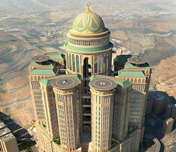 World’s largest hotel with 10,000 rooms, 70 restaurants to open in Mecca