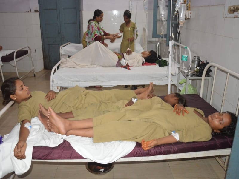30 girls sick in kgbv