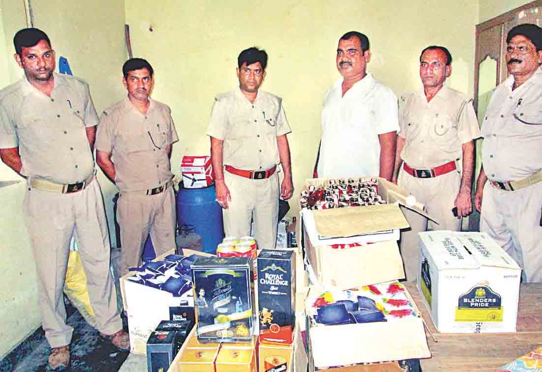 officers brother caughta,amroha