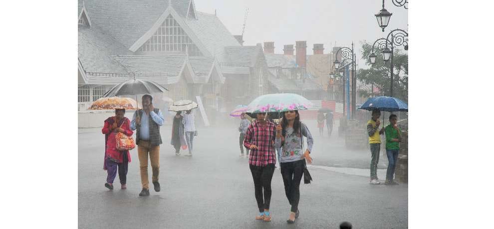 weather forecast heavy rainfall in himachal for three days