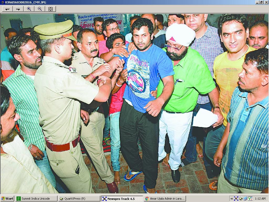 Ansnkari forcibly sent to hospital by police