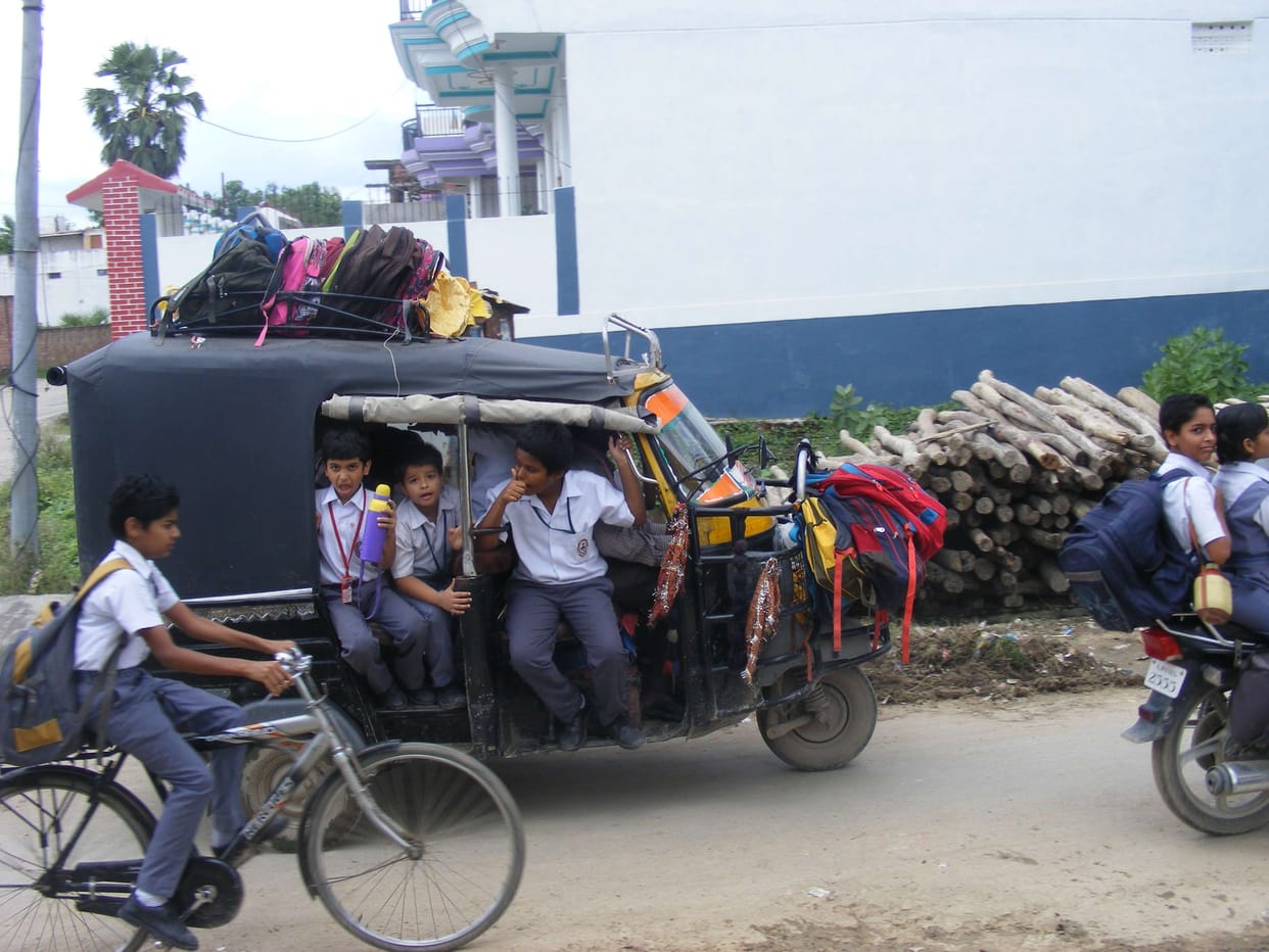 The lives of schoolchildren in breathing