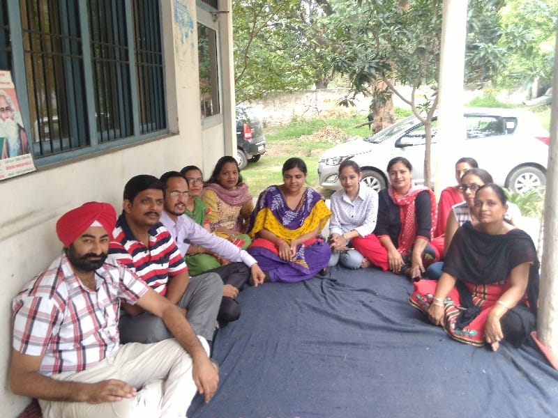  Strike up the pen Department of Education, working in offices Puse halt,  SSA employee Jobs Patiala