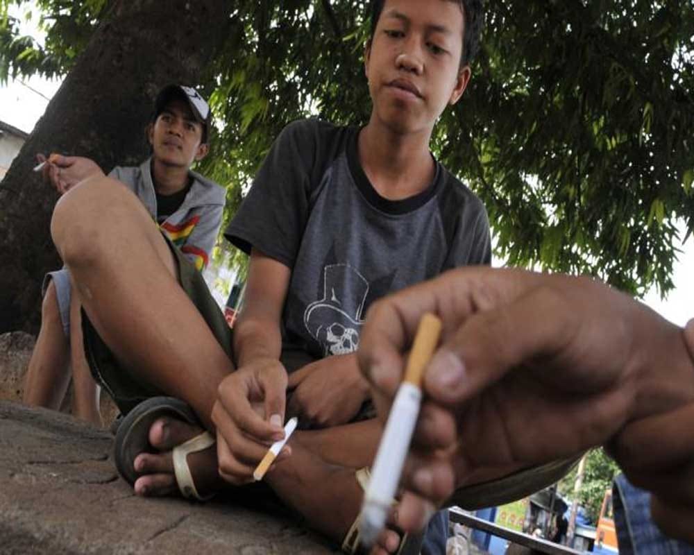Child Smokers In Indonesia