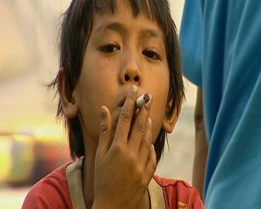 Child Smokers In Indonesia