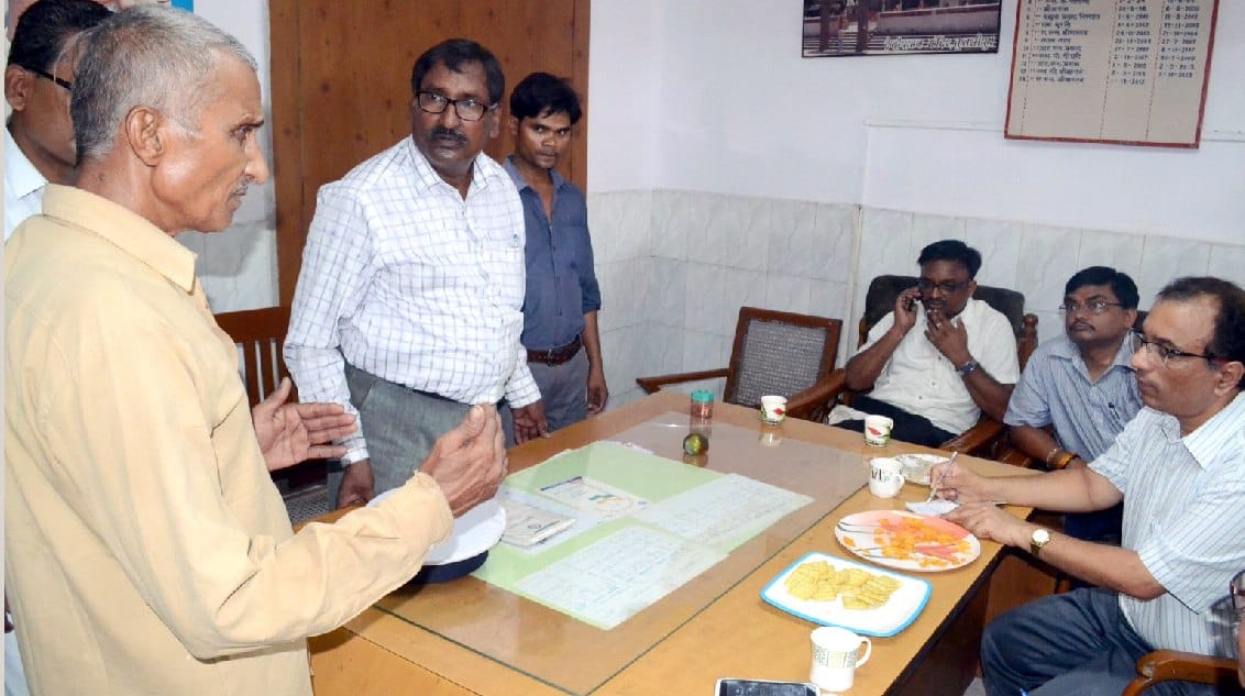 The inspection of the railway station Adiarm