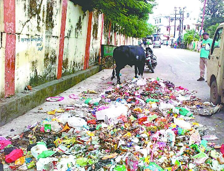 Even after Jam not done picking up garbage