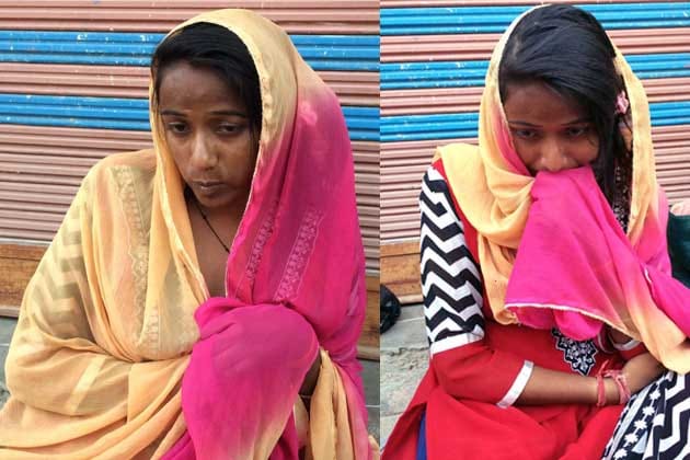 protest, married lady protest, married lady protest outside his husband house at fatehabad