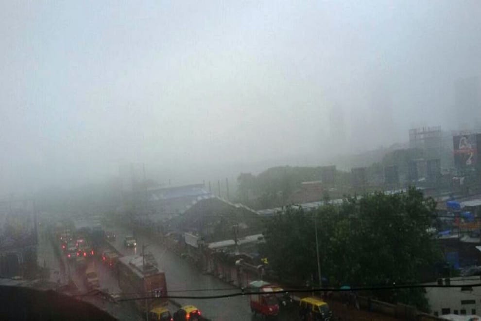 heavy rain brings mumbai to a standstill