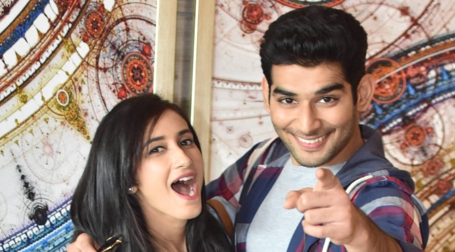 tv artist namita dubey and priyanshu jora in lucknow