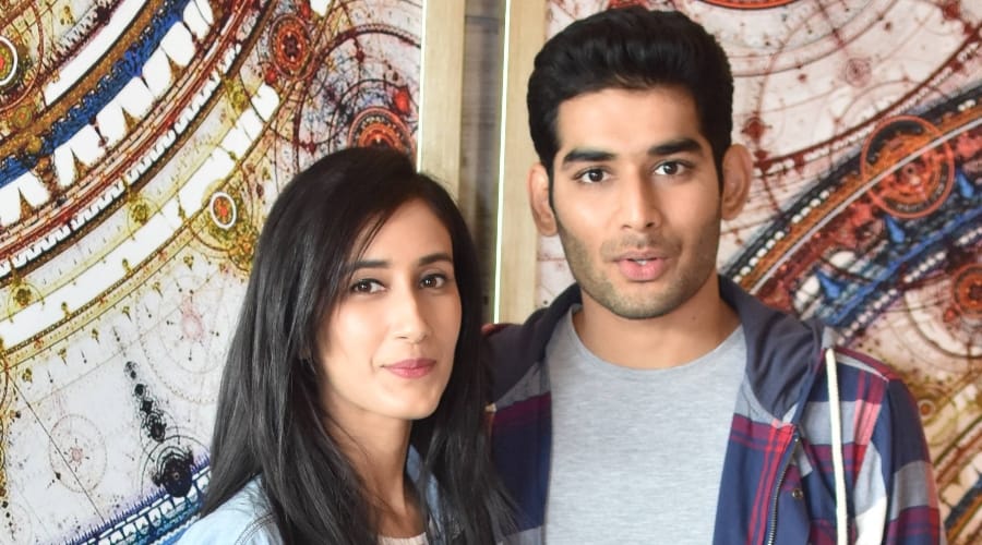 tv artist namita dubey and priyanshu jora in lucknow