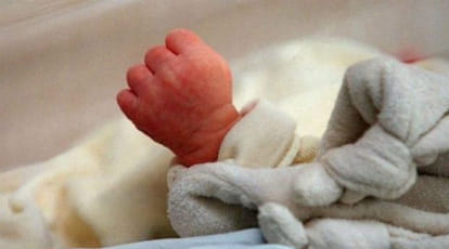new born baby found in sack in gonda