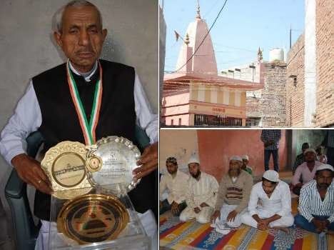 ajab gajab profile of gabrudeen, who creat masjid in house, donated land for temple