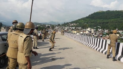 violence protest in rajouri