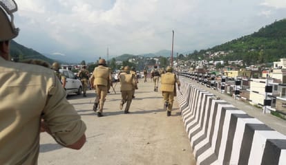 violence protest in rajouri