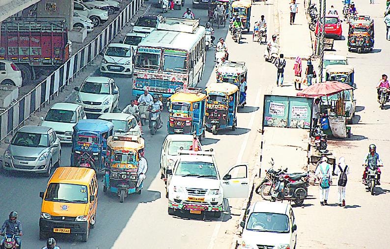 dsp traffic wrote letter to dc, sewage behind the traffic, panipat