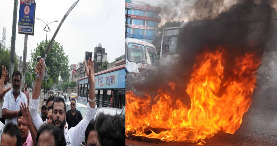  Valmiki samaj protest at ludhiana, demand to Ban 'The Legend of Michael Mishra' film In Punjab,