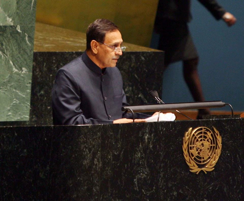 Vijay rupani is the new cm of Gujrat, know about him