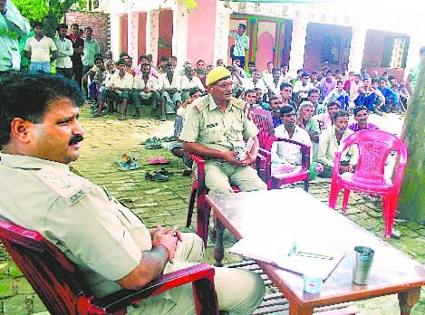 Dalit village temple will Bujia Jalabhishek